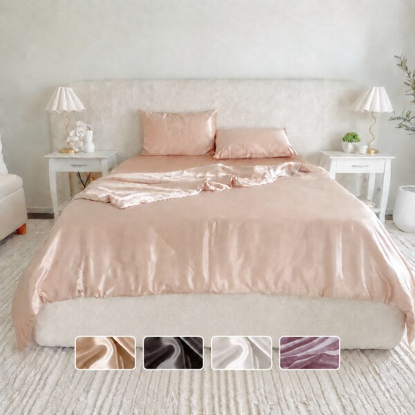 Champagne Mulberry silk bedding set