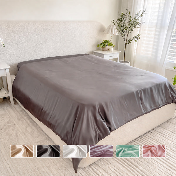 Charcoal Mulberry silk quilt cover